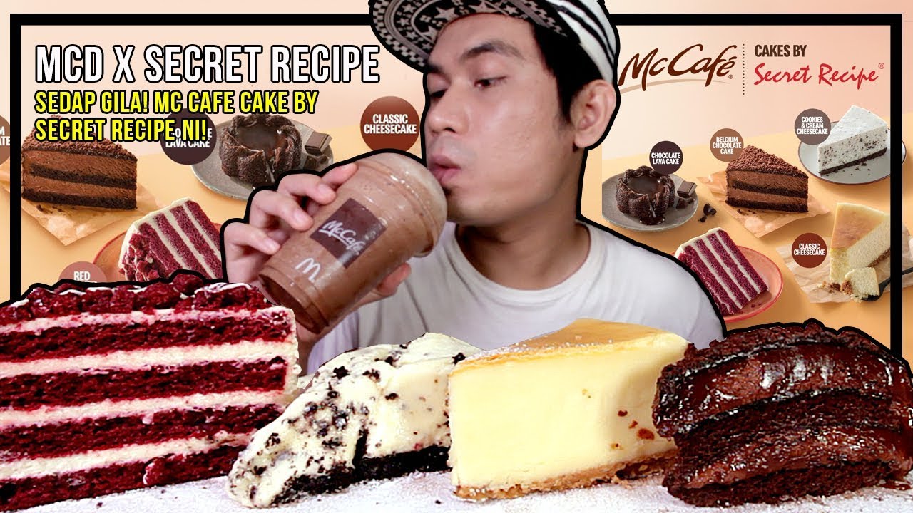 WOW! MCD SKRG JUAL CAKES BY SECRET RECIPE! KORANG TAHU TAK? SEDAP GILA..  | MUKBANG W/ ASMR