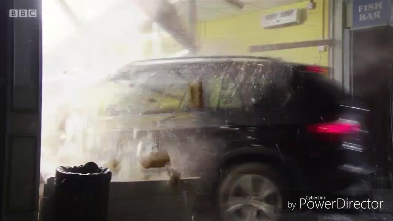EastEnders - Michelle Fowler Crashes Into The Chippy (28th March 2017)
