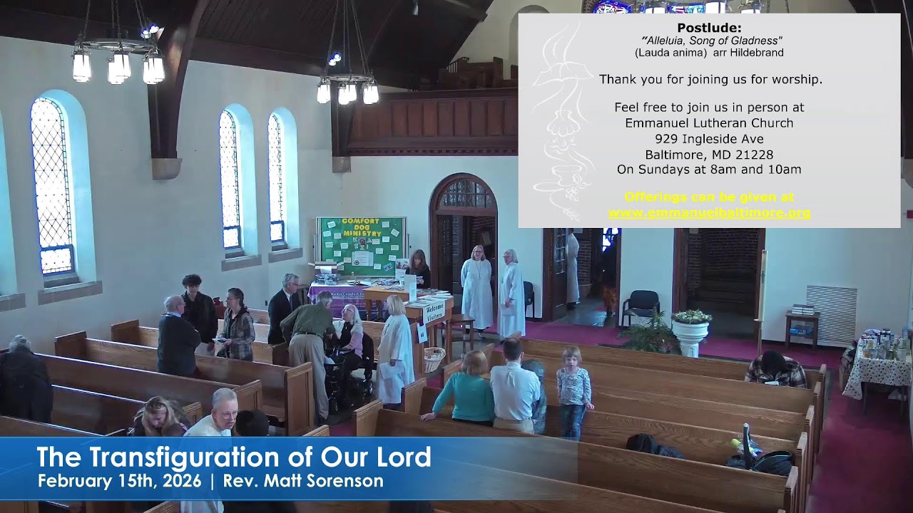 The Transfiguration of Our Lord | February 16th, 2026