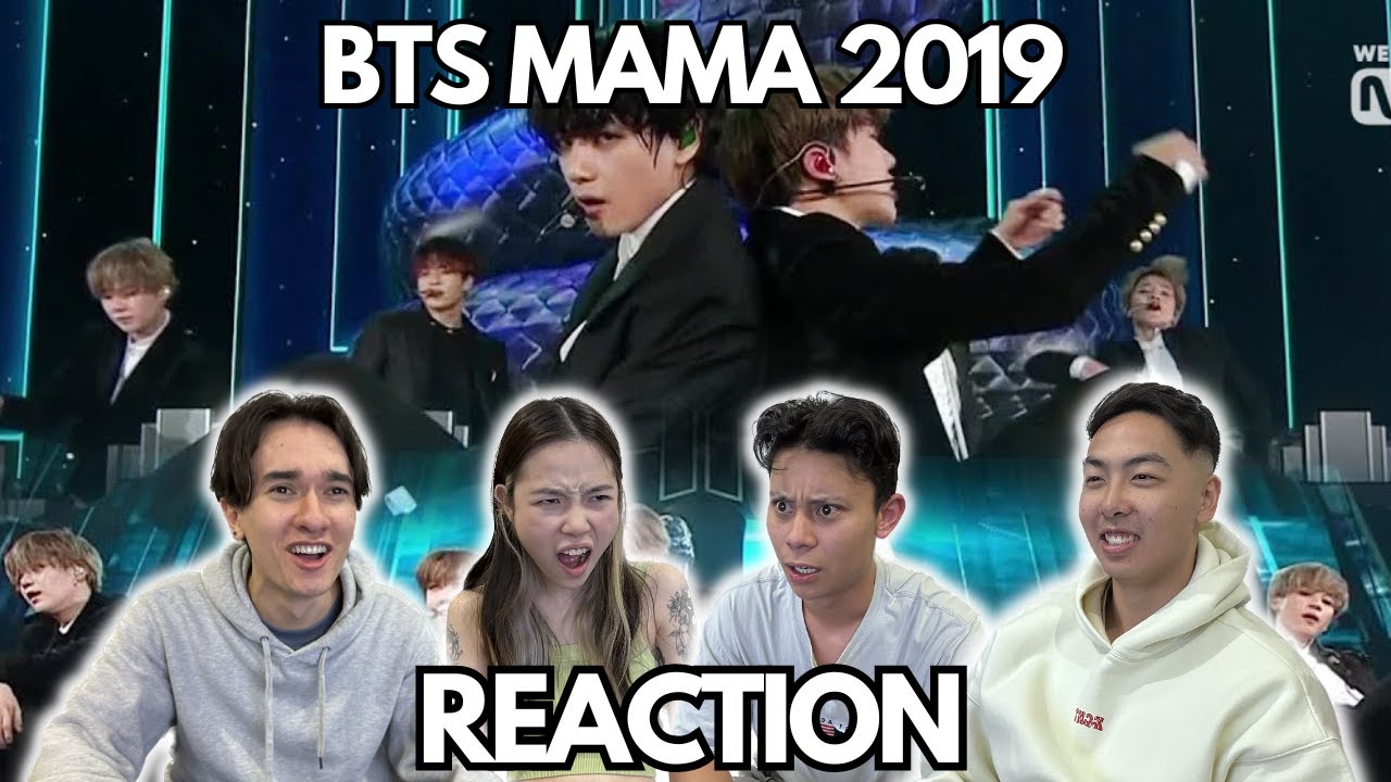 [2019 MAMA] BTS_INTRO + Dionysus REACTION!!