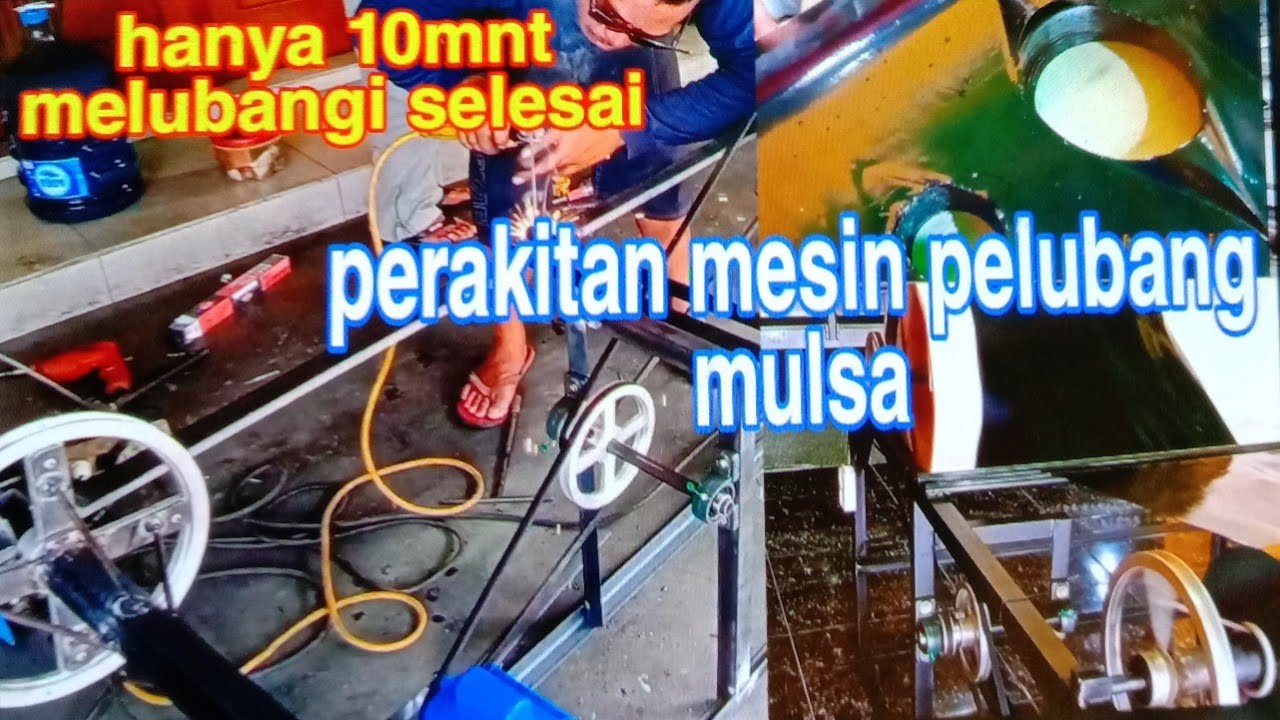 Pelubang mulsa plastik elektrik