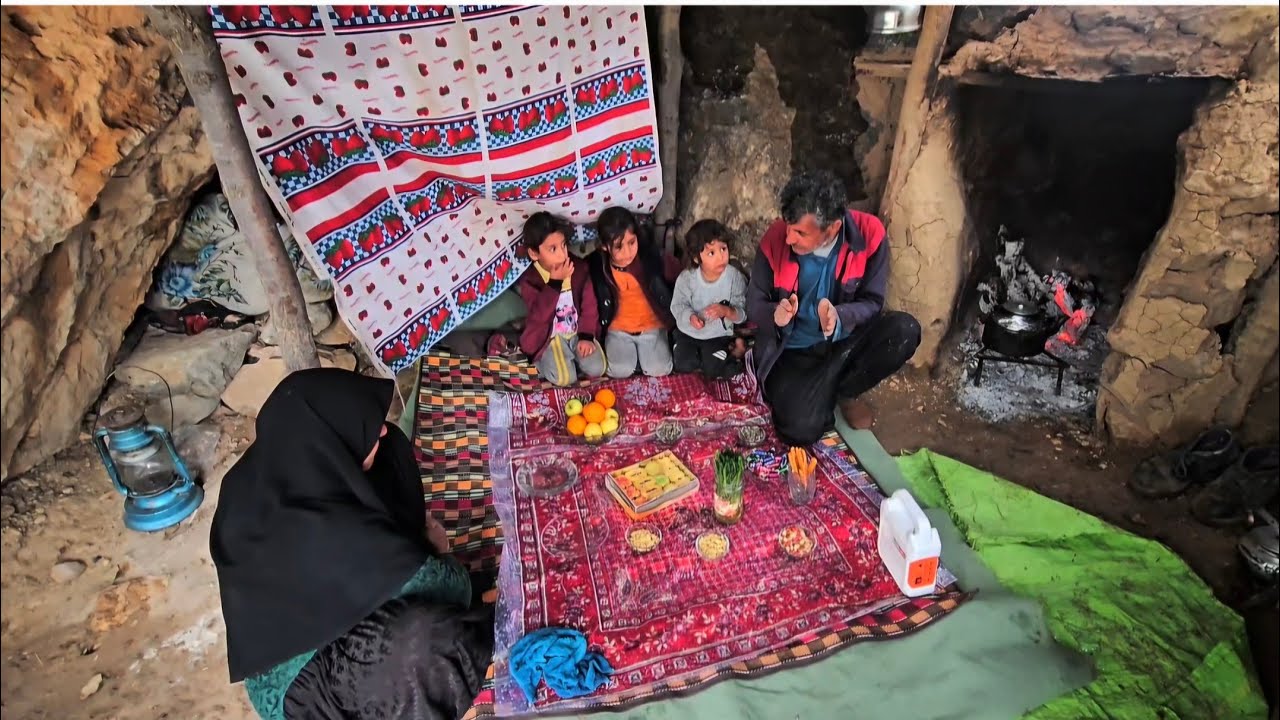 Joy or storm?The ancient Nowruz celebration of the nomads under the rain at the height of excitement