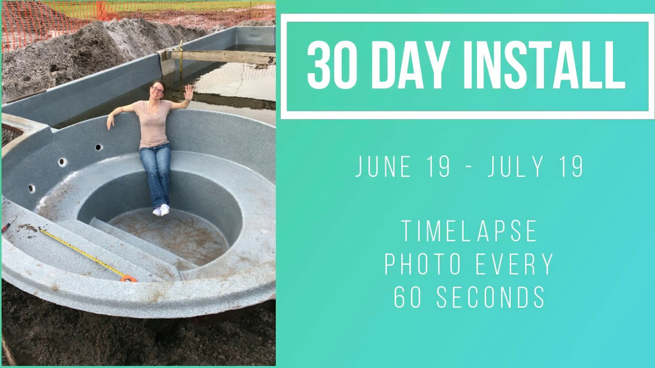 Caesars Palace Fiberglass Pool Install in 30 Days