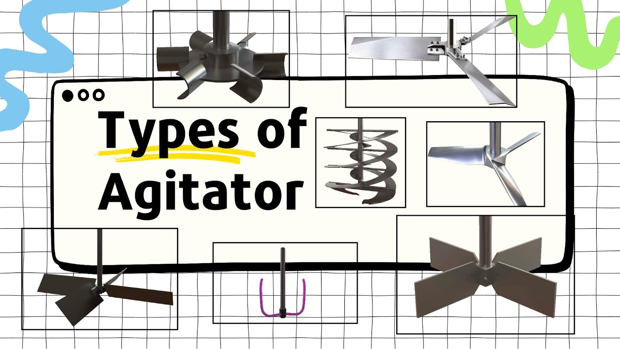 Types of Agitators | Propellers | Turbines | Radial and Axial flow impeller | PBT | Anchor | Helix .