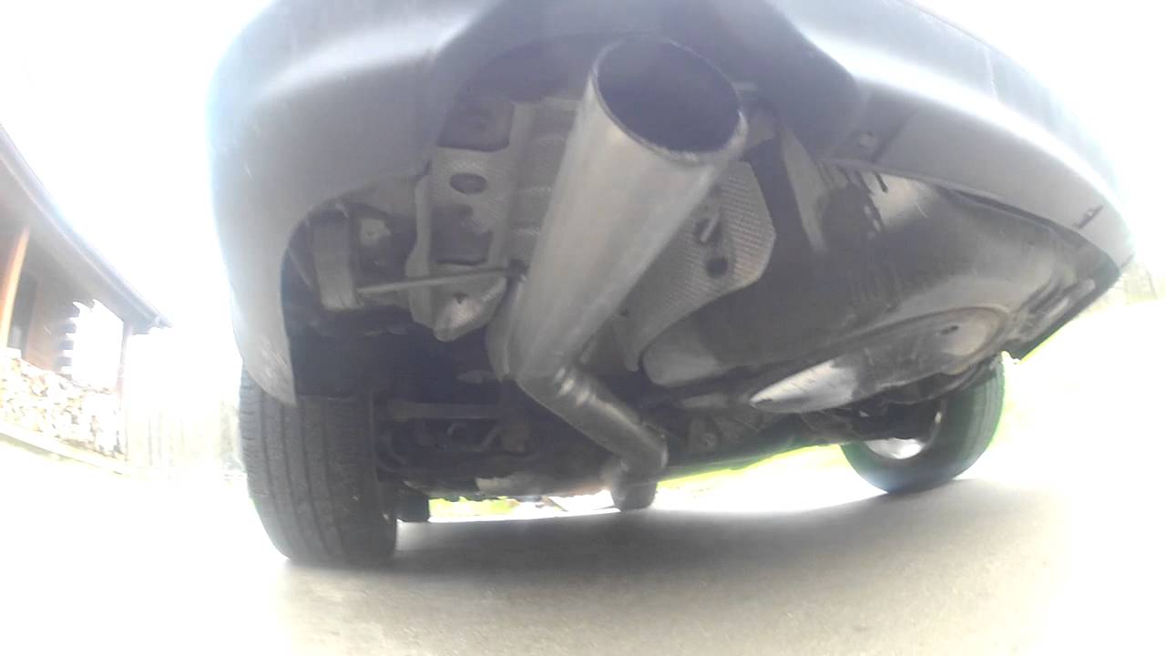 B5 A4 2.8 30v rear muffler delete