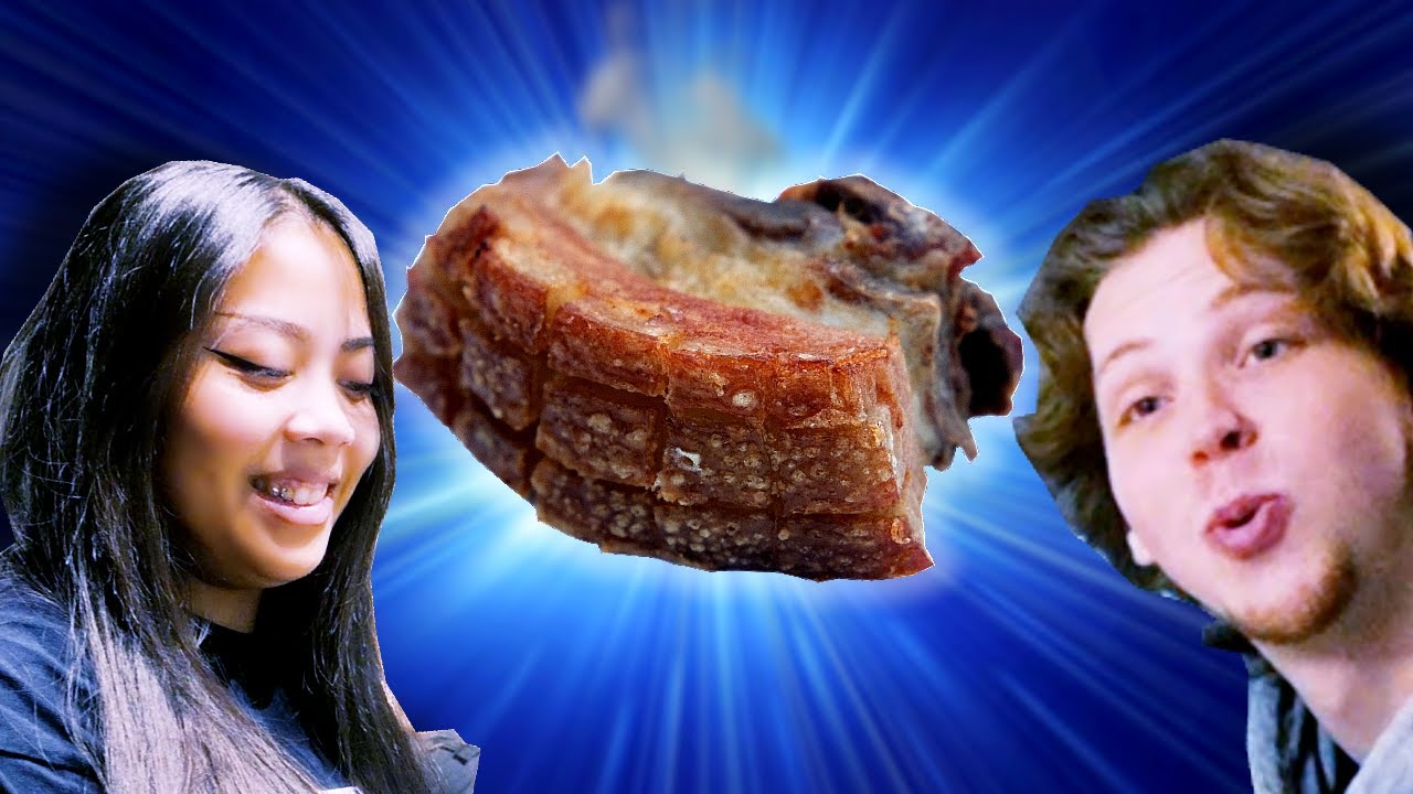 Голландский племянник попробуй вкуснейшую филиппинскую еду LECHON KAWALI!