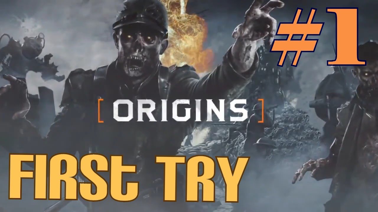 Origins | First Try | (Gameplay/ Live Commentary) | Part 1 - BO2 Zombies Apocalypse DLC