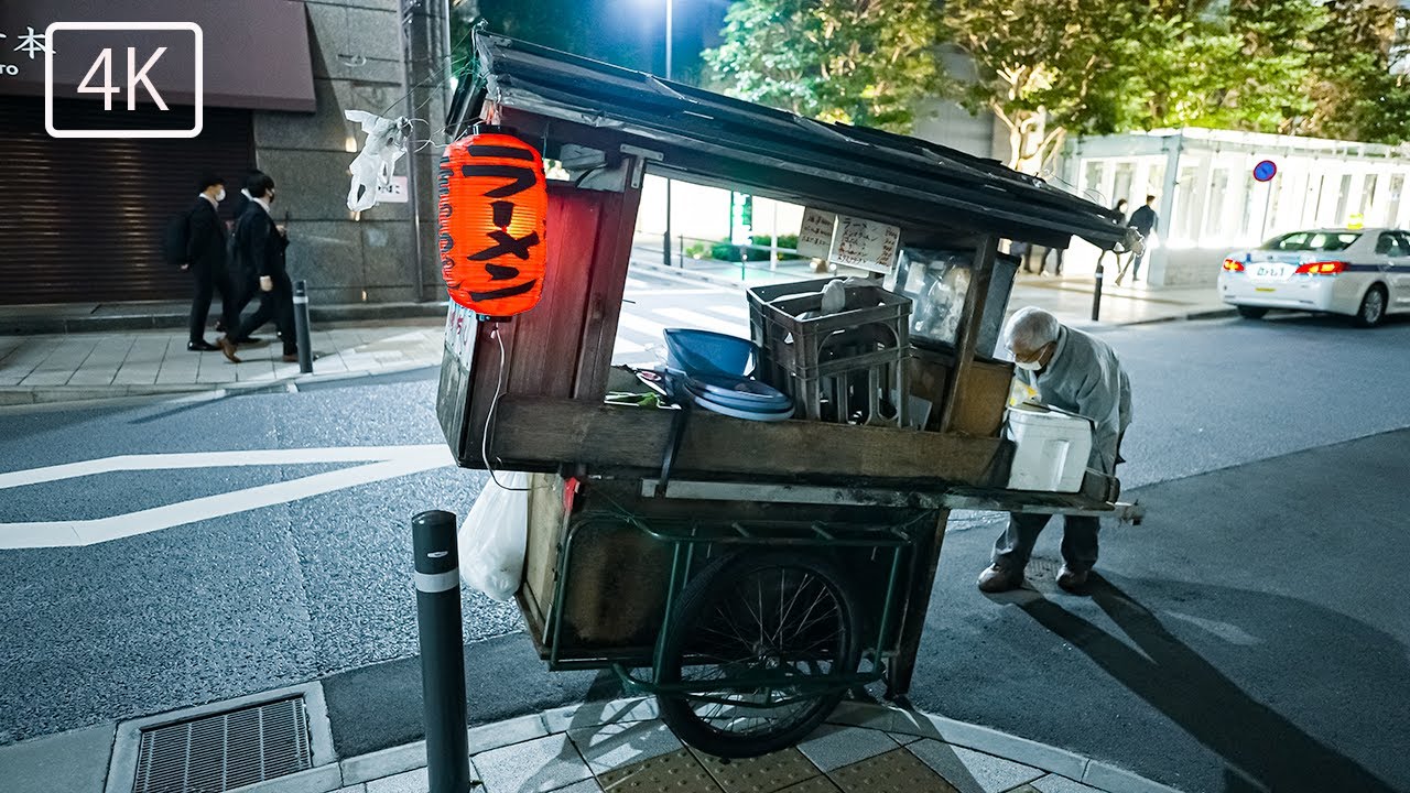 【絶滅寸前の東京ラーメン屋台／営業再開の初日に密着　前編～虎ノ門～】Adhering to the first day of reopening Tokyo ramen stalls Part 1