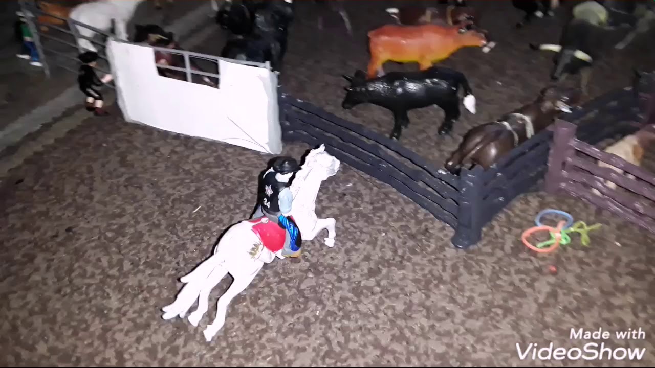 Collecion Jaripeo De Juguete (Jinetes y Toros)