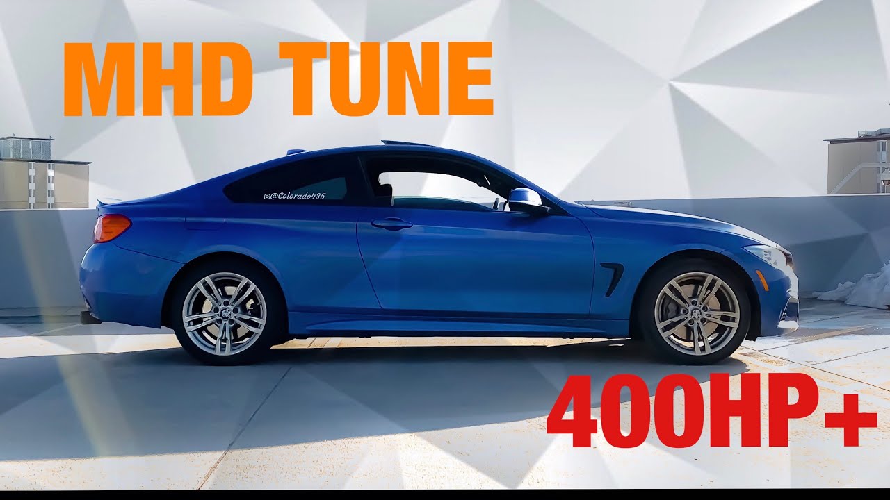 BMW 435i 400+hp MHD STAGE 2 + How to use/review/driving clips