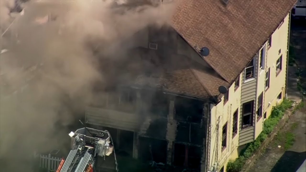 4 firefighters injured battling house fire in Passaic