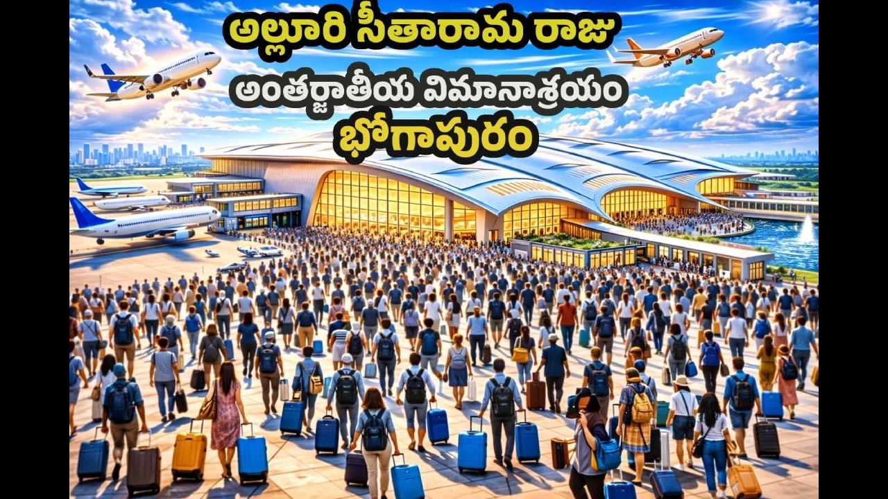 ✈️ భోగాపురం విమానాశ్రయం | ✈️ First Flight Lands at Bhogapuram Airport | vizag