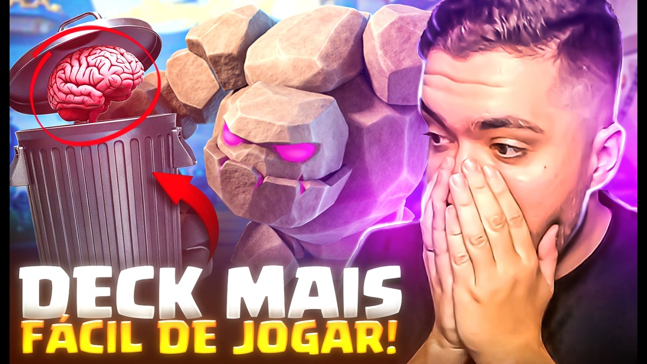 ESSE &Eacute; O DECK MAIS F&Aacute;CIL DE JOGAR E VENCER NO CLASH ROYALE EM 2025!