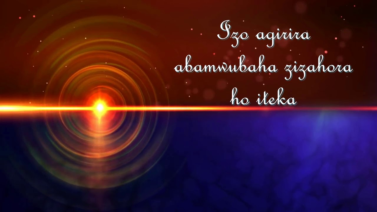 IBYAREMWE BIMUSHIME OFFICIAL LYRICS VIDEO BY GILGAL CHOIR CEP UR NYARUGENGE