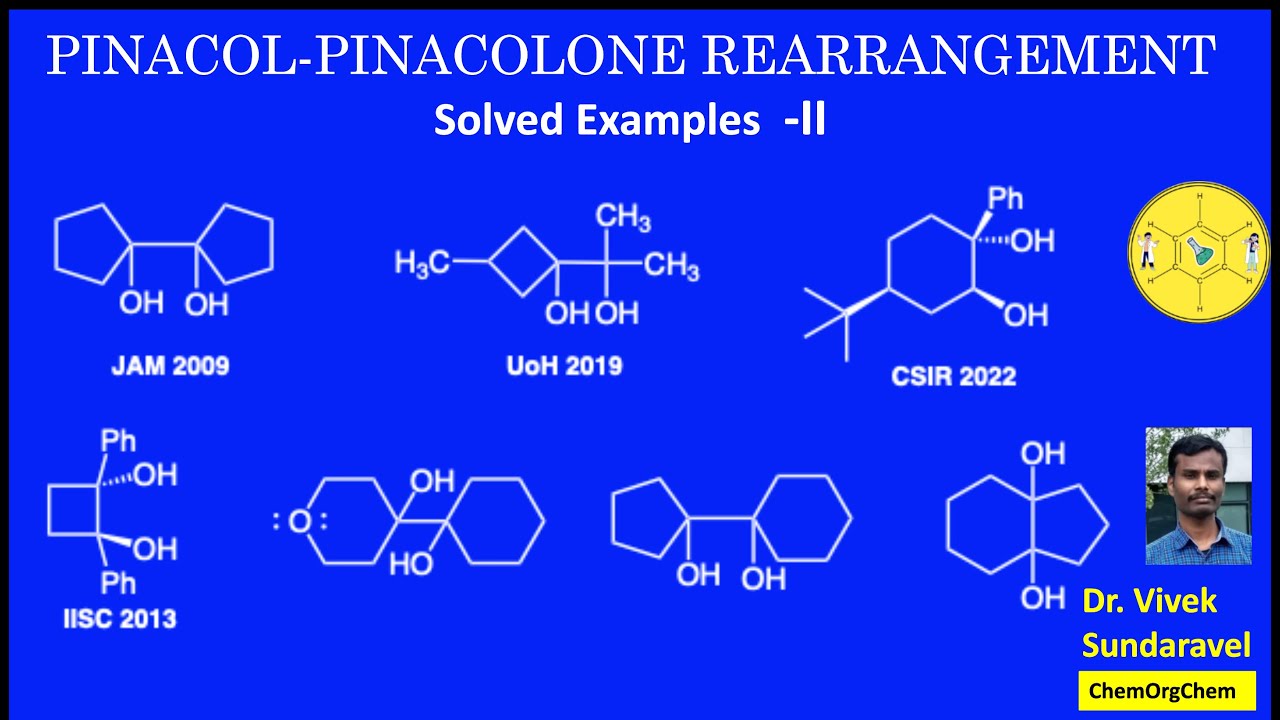 Mastering the PINACOL-PINACOLONE Rearrangement: Solved Examples | #csirnet #gateexam
