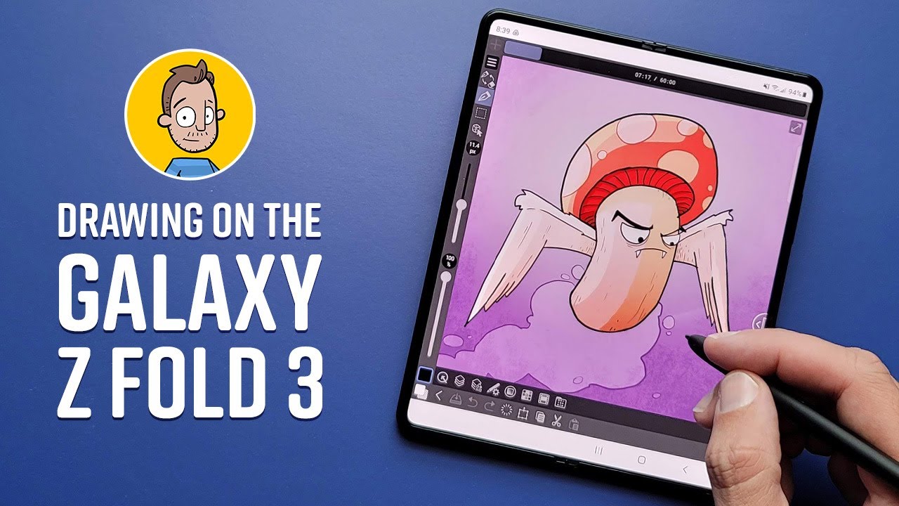 Drawing on the Samsung Galaxy Z Fold 3 Review