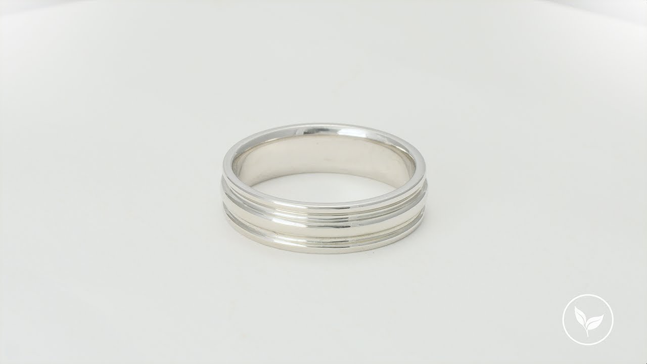 Double Grooved Band 6mm