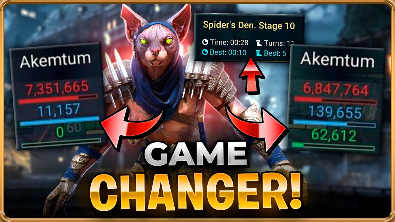 💥ONLY He CAN DO This!! Best Build For Akemtum | Champion Spotlight Raid Shadow Legends