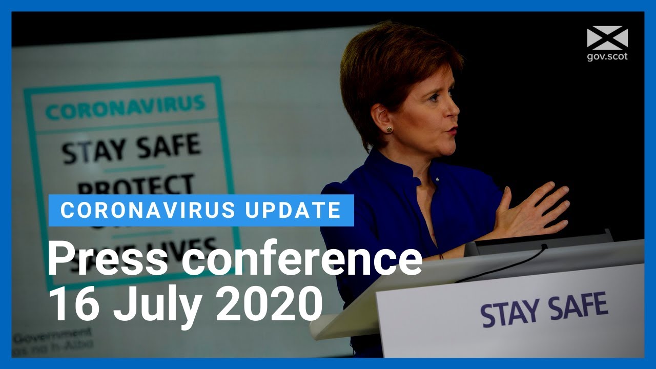 Coronavirus update from the First Minister: 16 July 2020