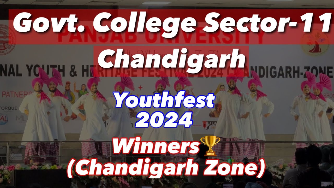 PGGC 11 Chandigarh JHOOMAR , Winners 2024🏆| Govt. College sector-11 ,Chandigarh | Youthfest 2024
