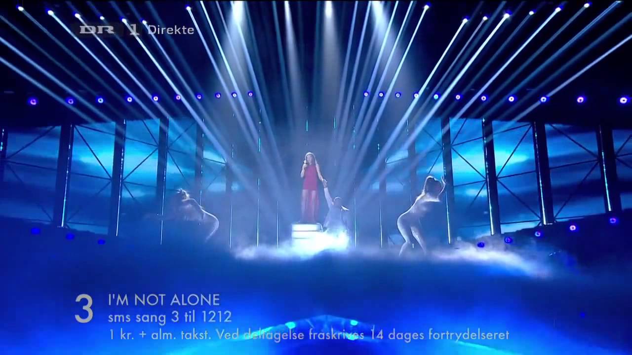 Kate Hall - I'm Not Alone (Dansk Melodi Grand Prix 2013) [ENG Lyrics Sub]