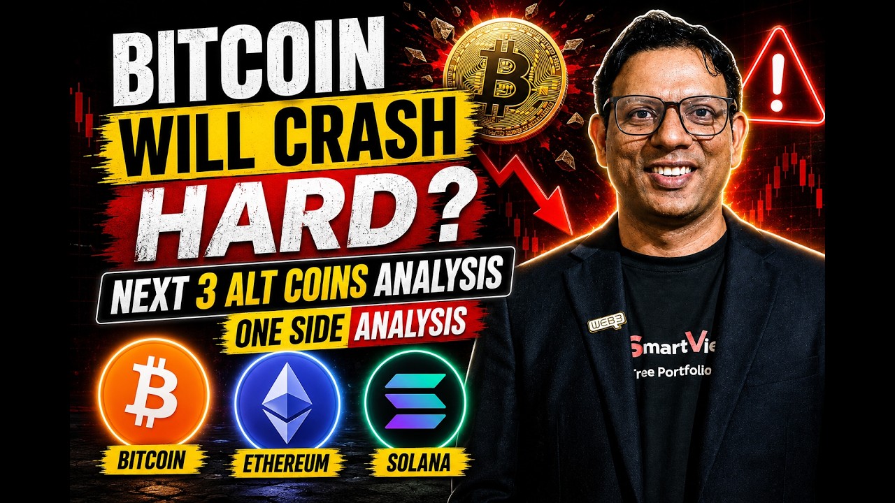 Bitcoin Will Crash Hard? 🚨 Next 3 Altcoins to Watch? | BTC, ETH & SOL Analysis