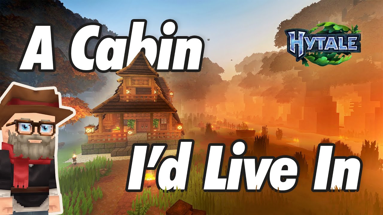Hytale: A-Frame Cabin Build