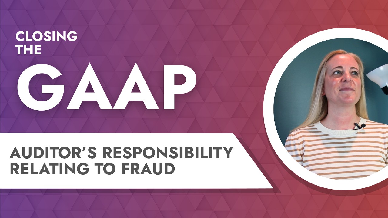 What is an auditor's responsibility relating to fraud?