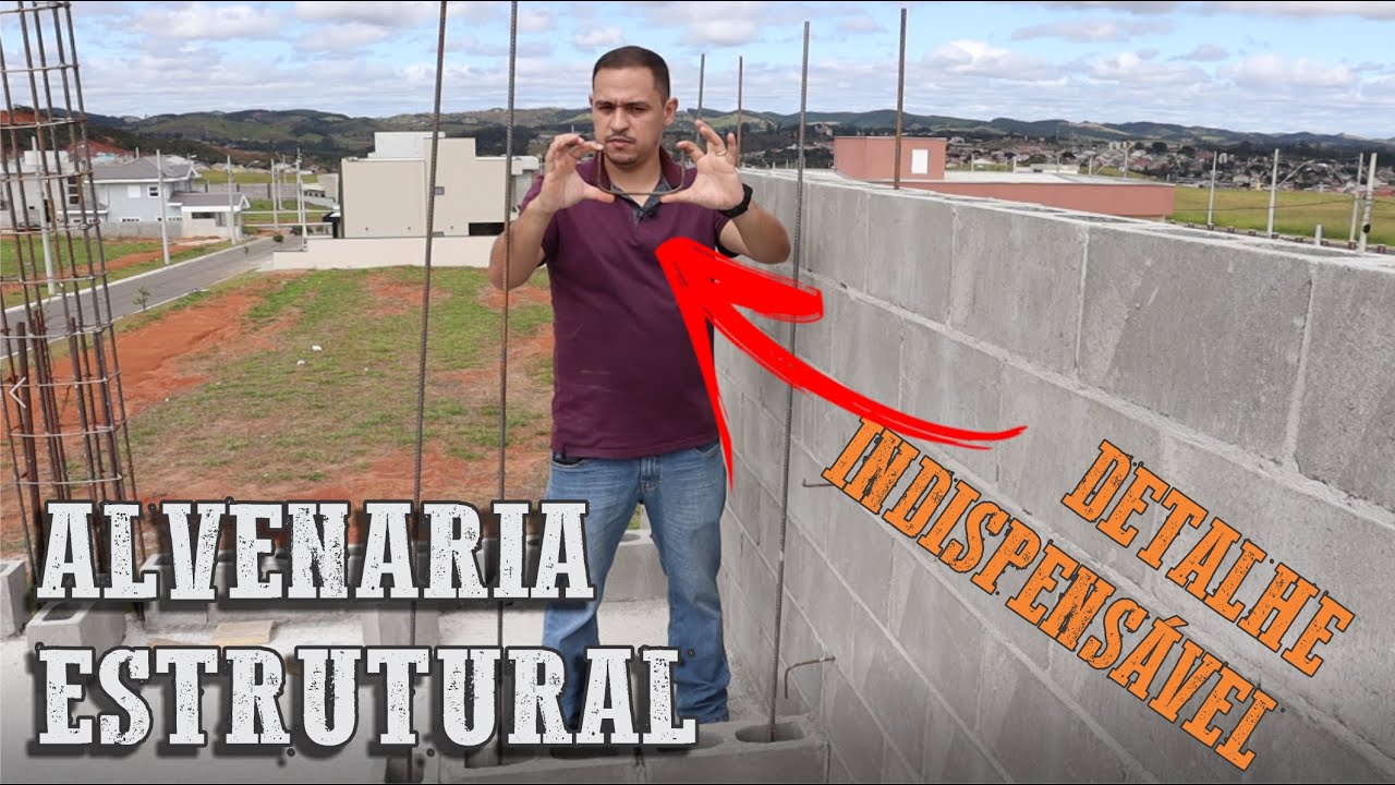 Detalhe indispensável da ALVENARIA ESTRUTURAL NA JUNTA E MODULAÇÃO
