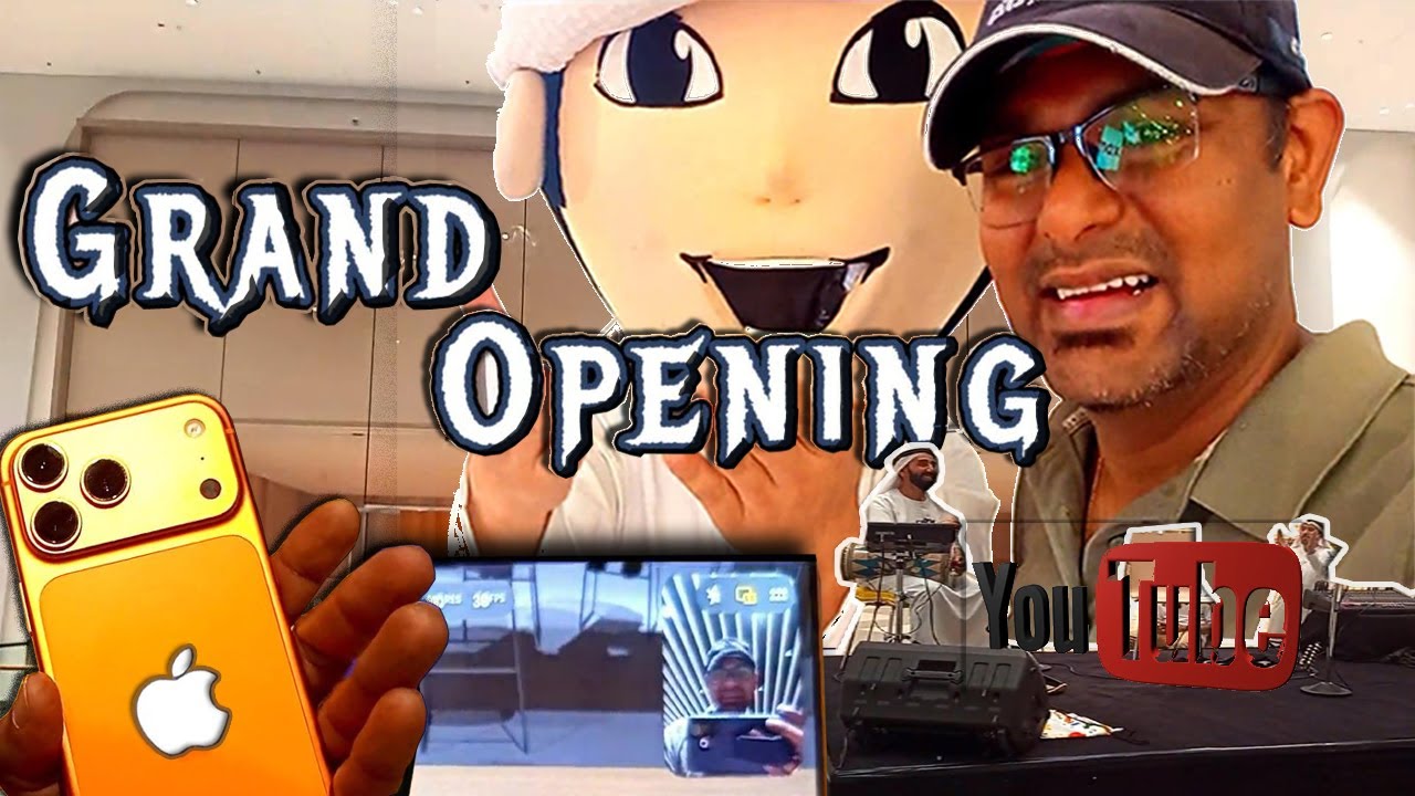 Al Jimi Mall had a grand opening and official Apple Store Opening.  U.A.E