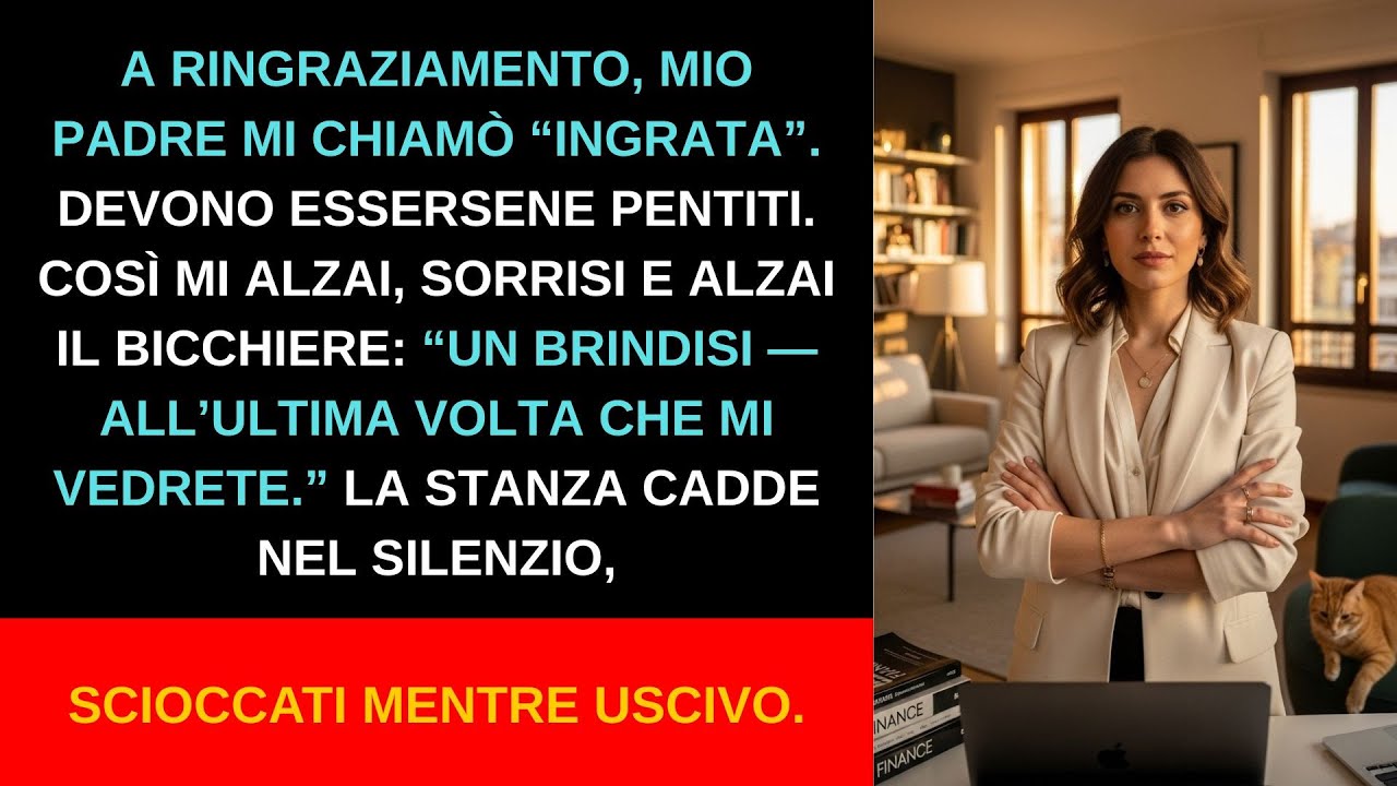 Mio padre mi chiamò “ingrata” il giorno del Ringraziamento — ora se ne pentono, mi alzai e parlai.