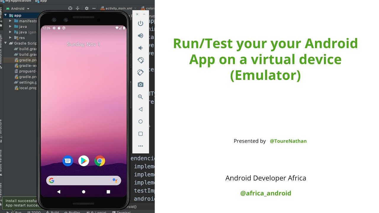 Run/Test your Android App on a virtual device(Emulator) - 2024