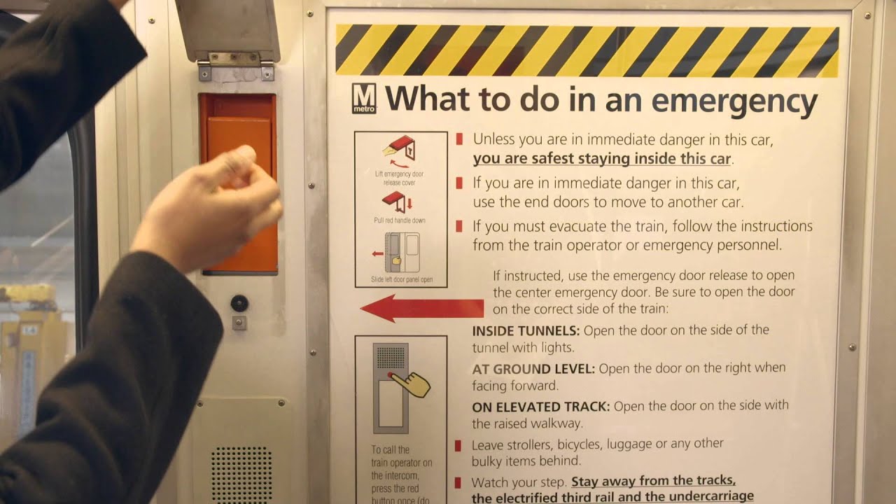 Metrorail Safety Preparedness -1 Minute English