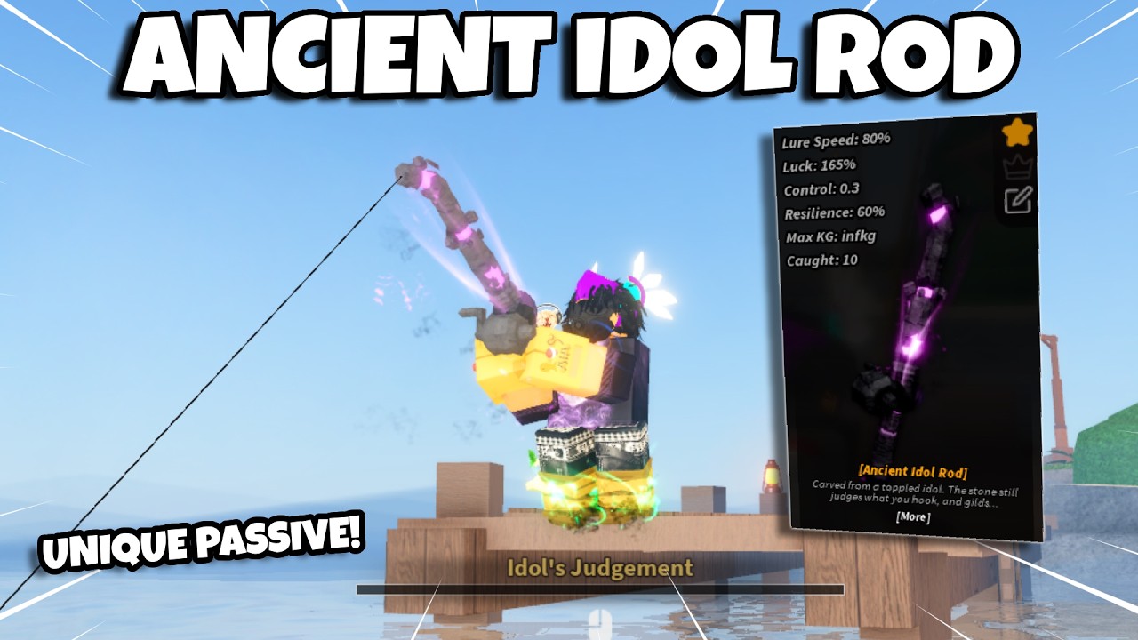 Как получить ANCIENT IDOL ROD в Fisch (Уникальная пассивка!)