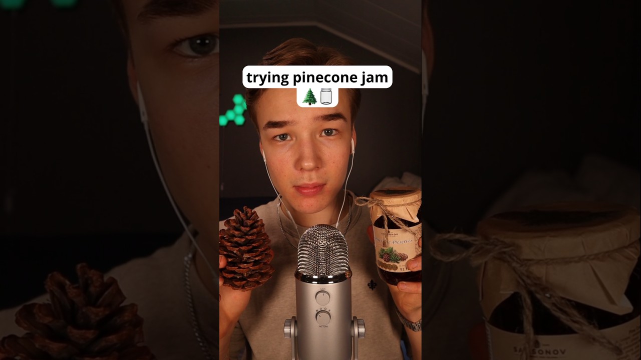Tryng pinecone jam!🍂🫙🌲 #asmr #asmrsounds #asmreating #asmrvideo #asmrfood #asmrcommunity #asmrsleep