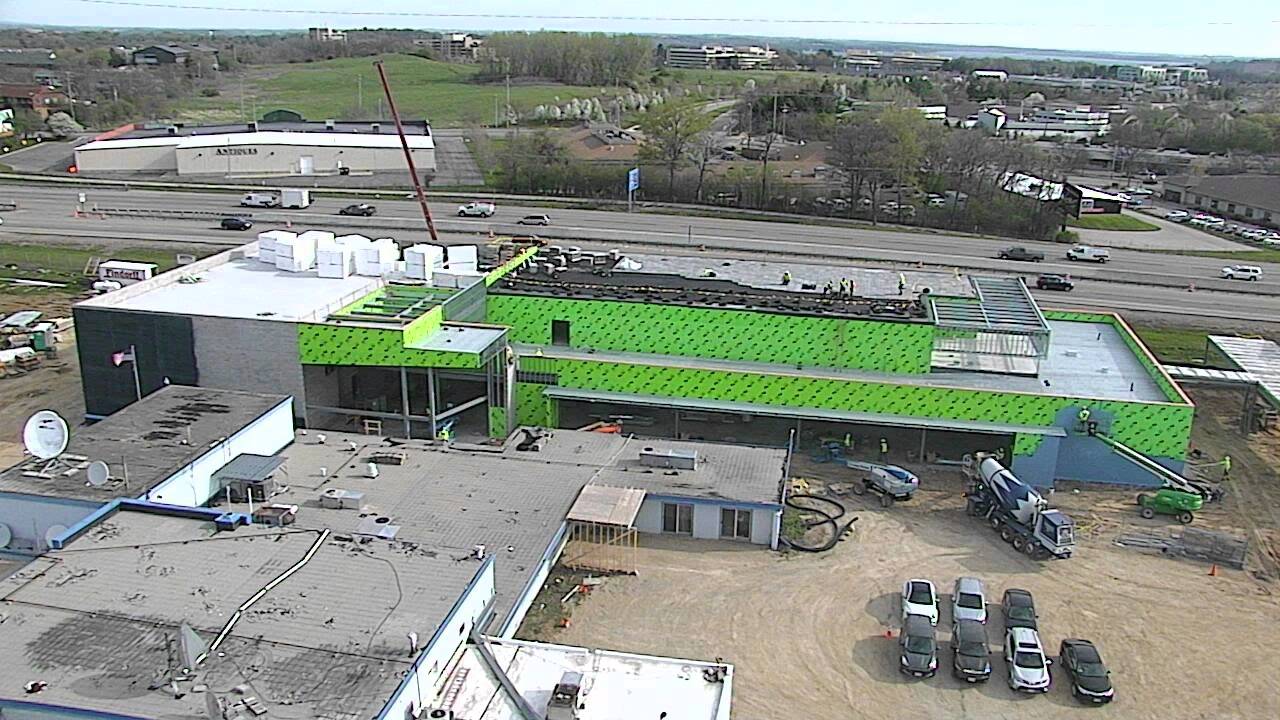 WMTV construction time lapse, week of April 25, 2016