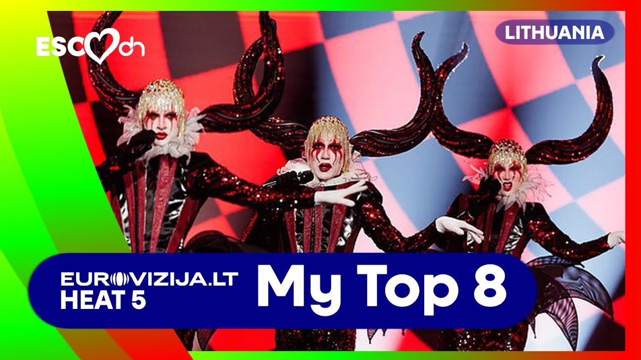 Eurovizija.LT 2026 Heat 5 | Duncan's Top 8 