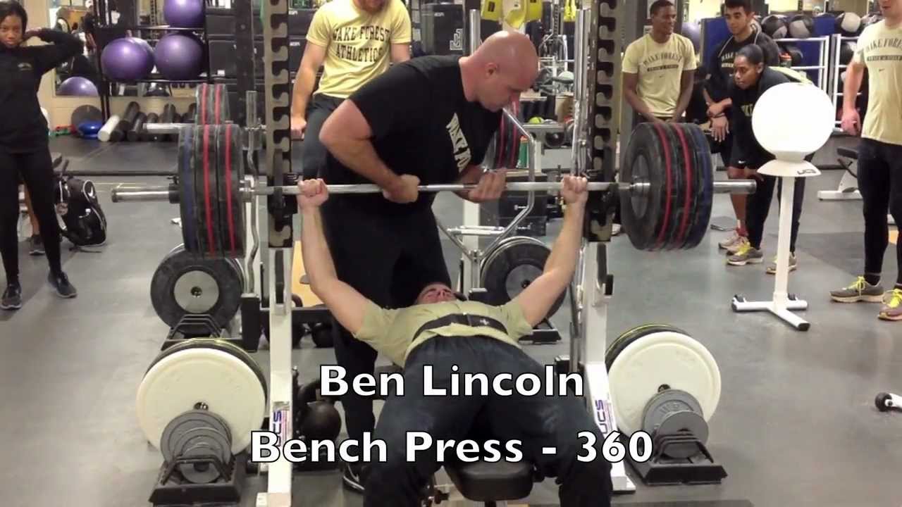 Wake Forest Throws: 2012-13 Strength Training Testing Results