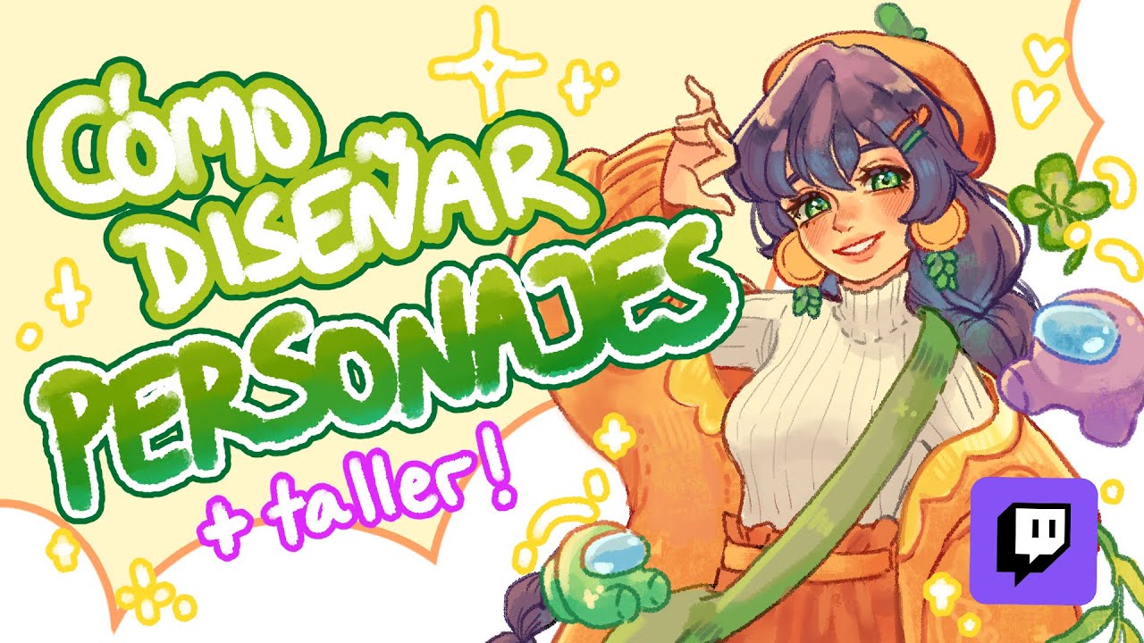 🎨💚 CÓMO HACER una FICHA de PERSONAJES (¡taller de diseño!) - Directo Twitch
