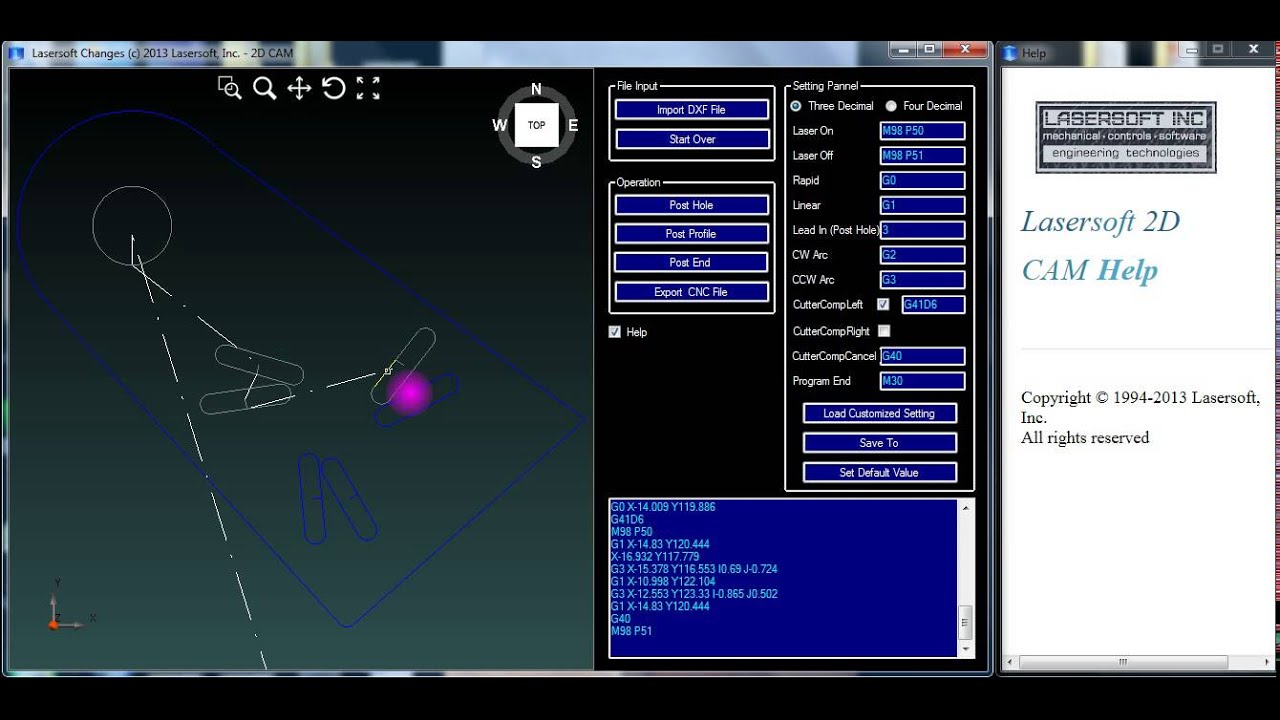 Lasersoft 2D CAM Tutorial