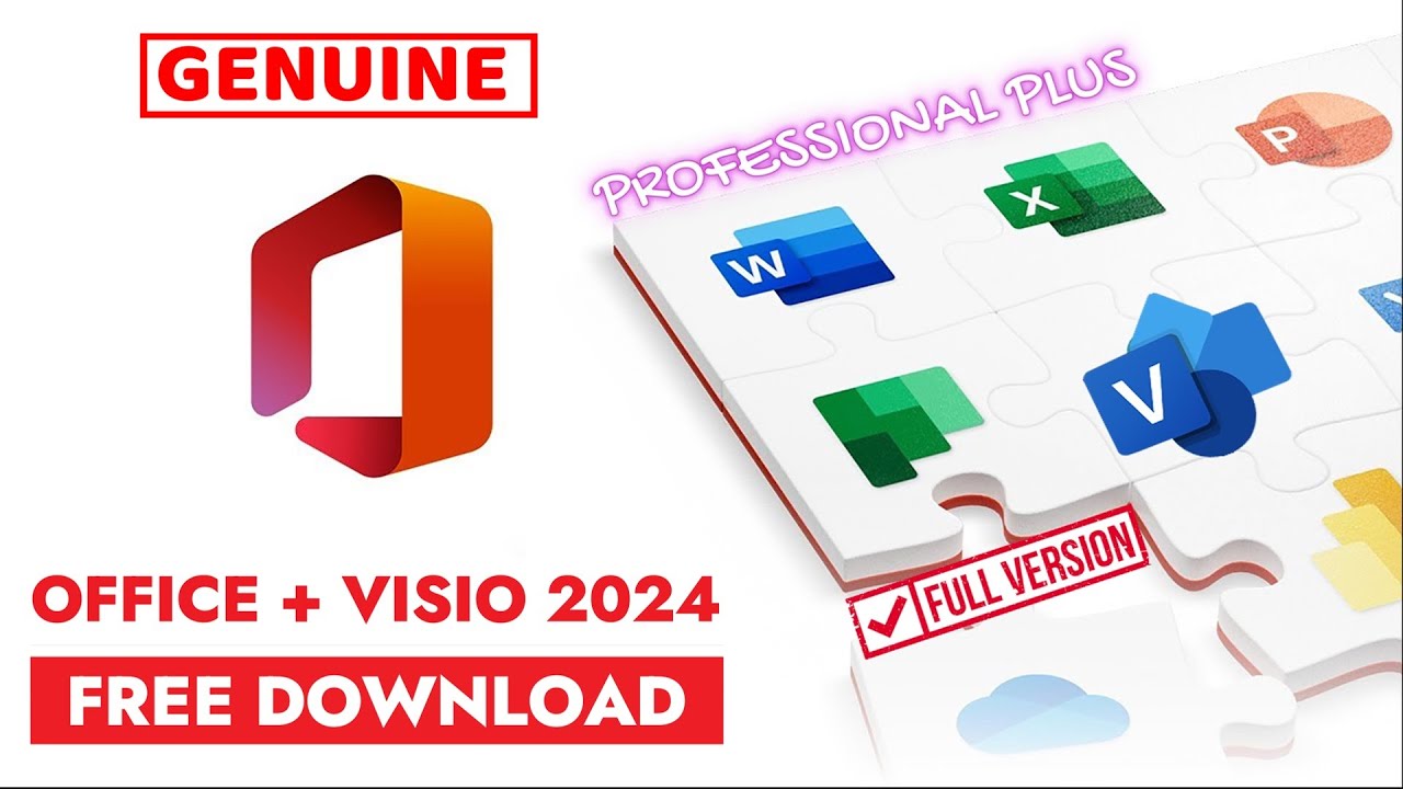 FREE Download and Install Office + Visio 2024 - LATEST RELEASE
