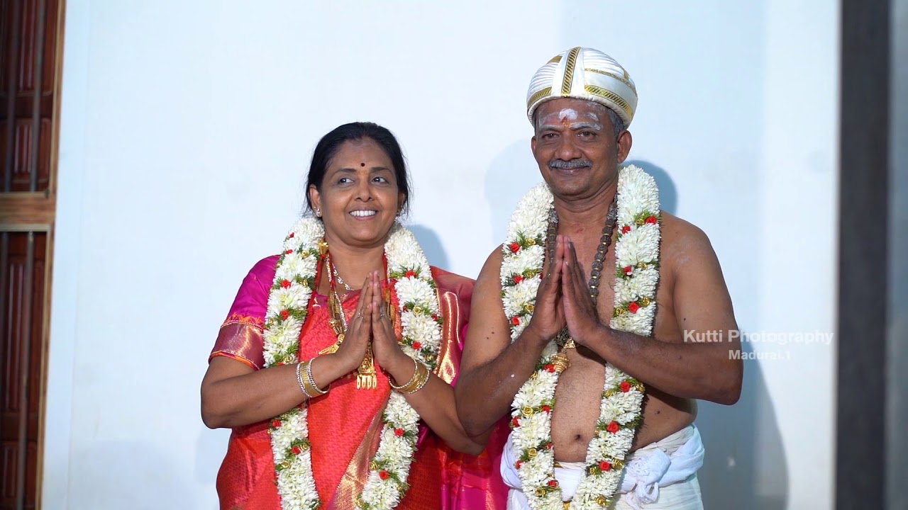Paganeri Kalaiyappa travel K. ANNAMALAI -VISALAKSHI ACHI 60th wedding