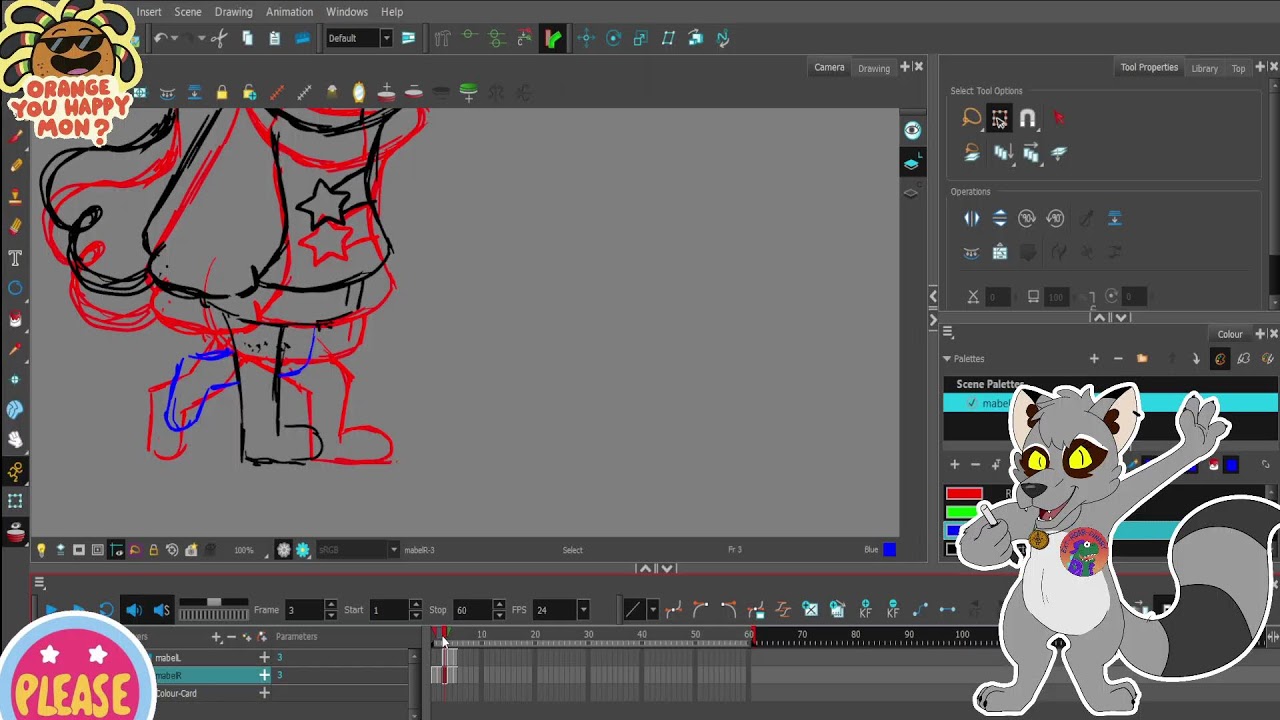 Animating Mabel Pines - Walk Cycle