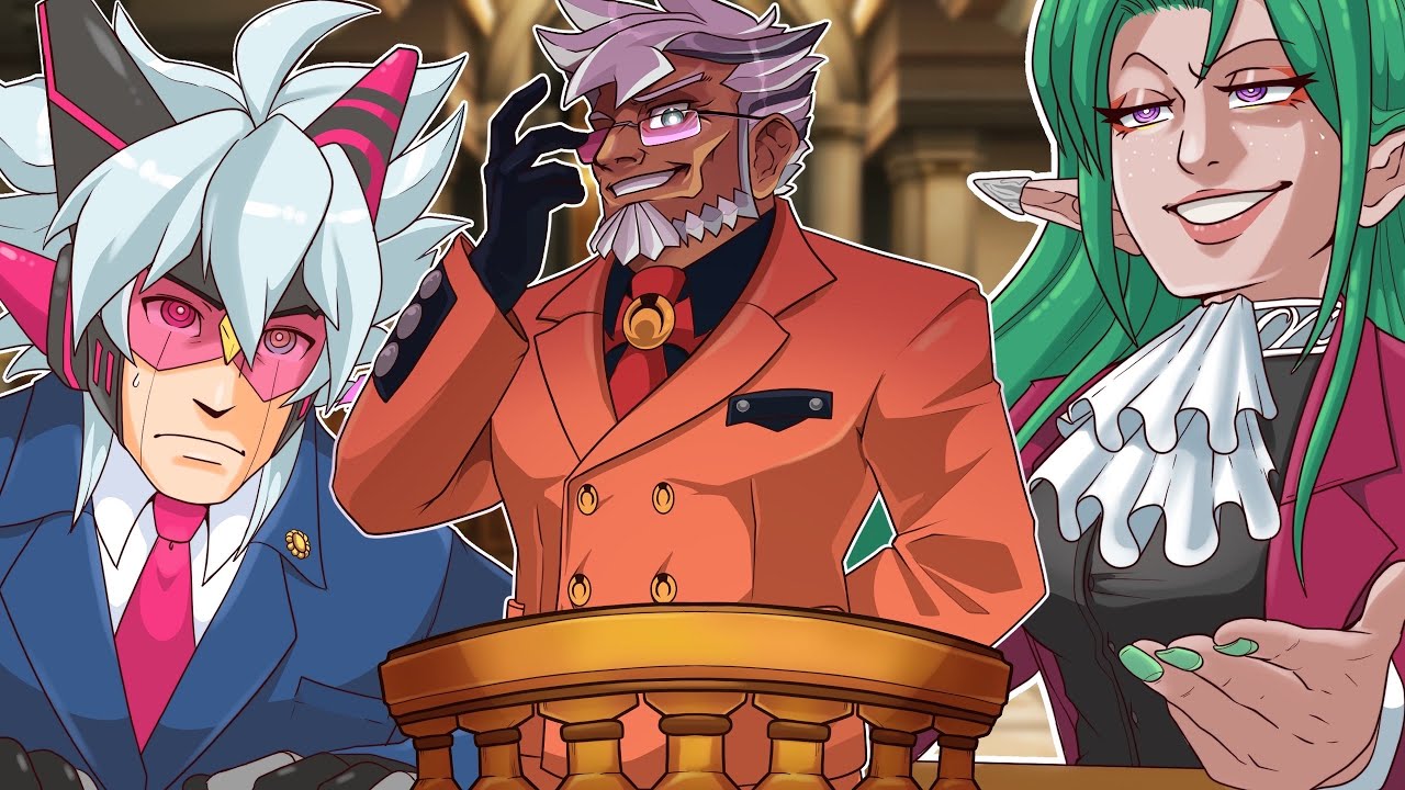 Voice Actors FINALLY Beat Ace Attorney DLC ft. @SyllaAria 