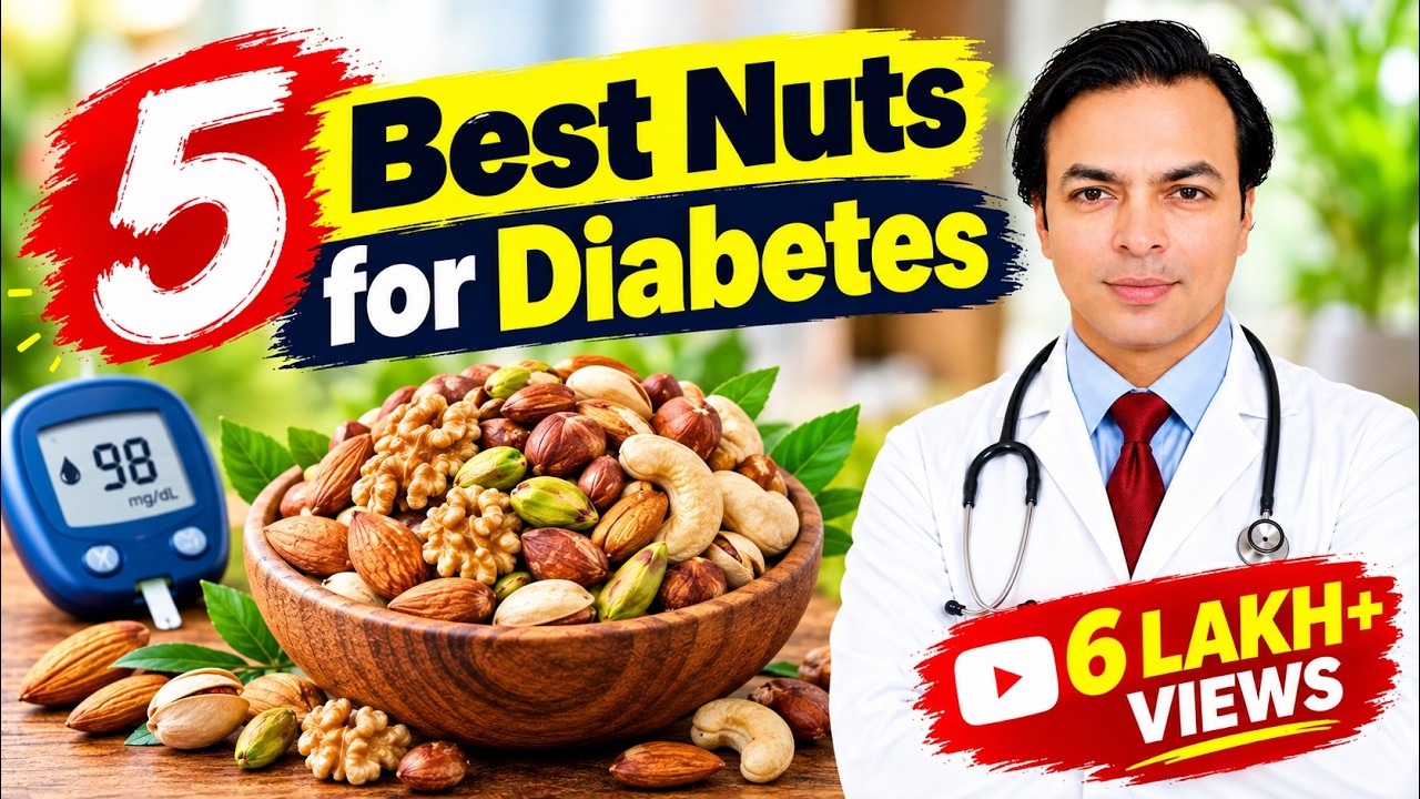 डायबिटीज़ के लिए ये 5 नट्स हैं BEST | 5 Must Have Nuts in Diabetes | Nuts and Diabetes | DIAAFIT