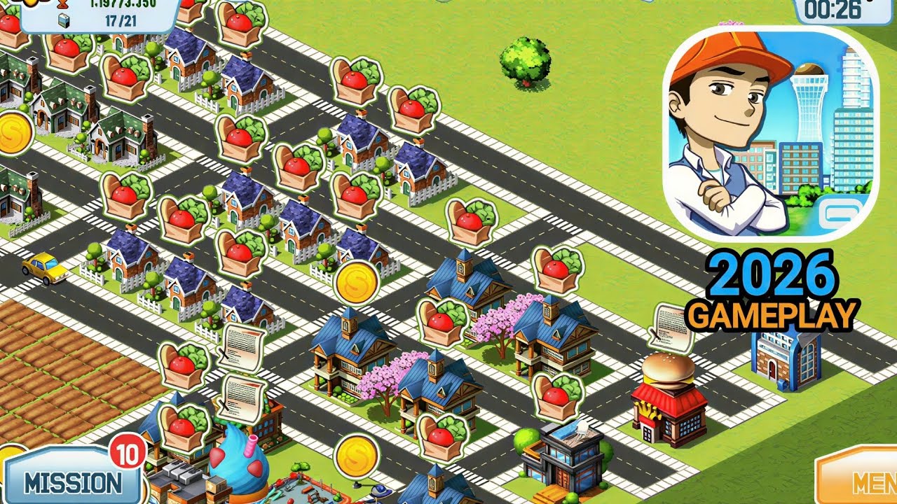 Little Big City - Mini Quick Gameplay 2026 [NOSTALGIA] #littlebigcity #oldmobilegame #retrogame