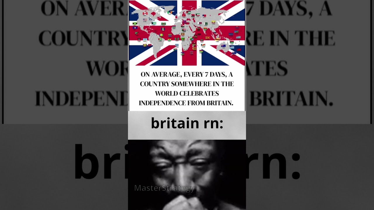 The holy British empire 😭