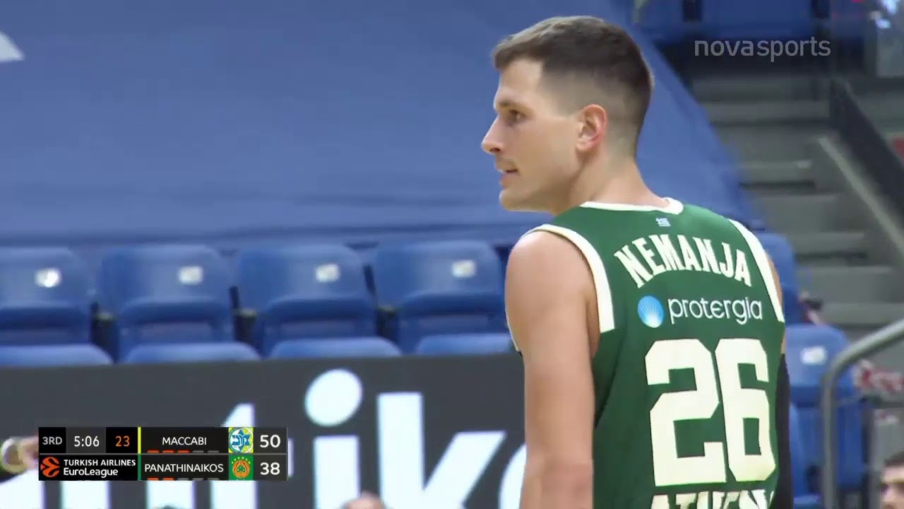 ΝΕΝΤΟΒΙΤΣ ΝαιΜανια 39πόντους PANATHINAIKOS VS MACCABI