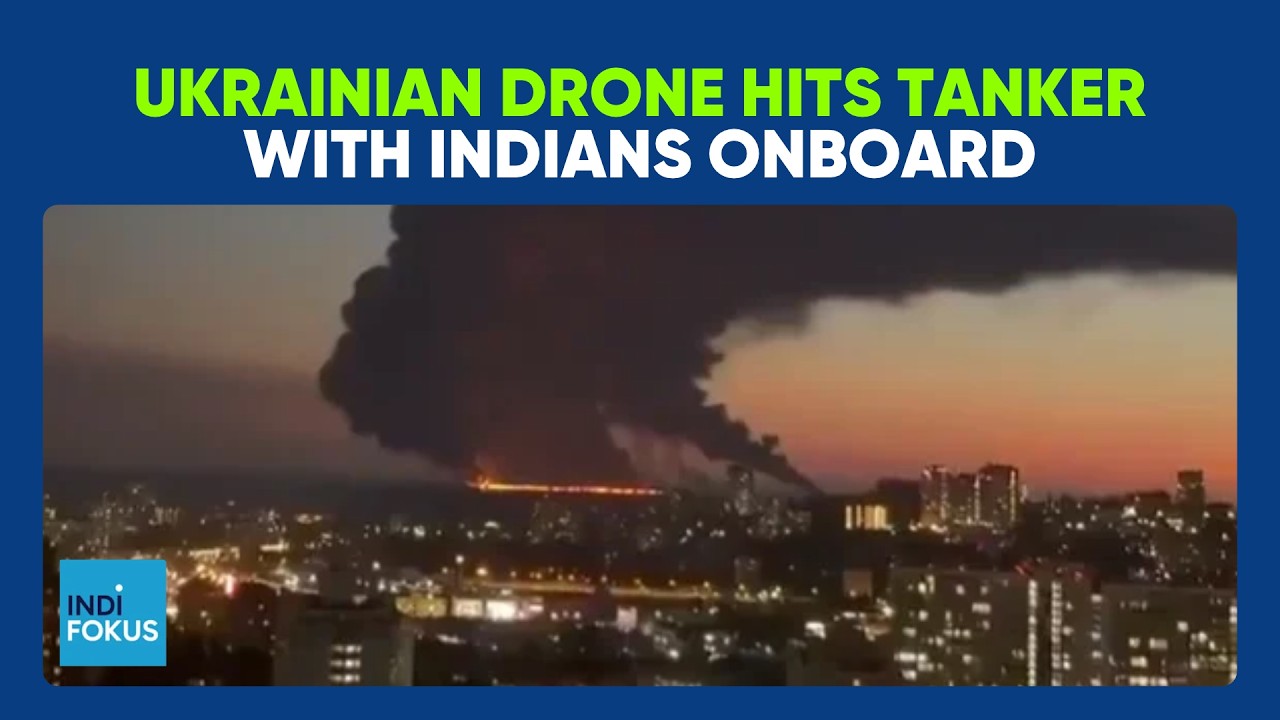 Ukrainian Sea Drone Hits Oil Tanker With 23 Indian Sailors in Black Sea
