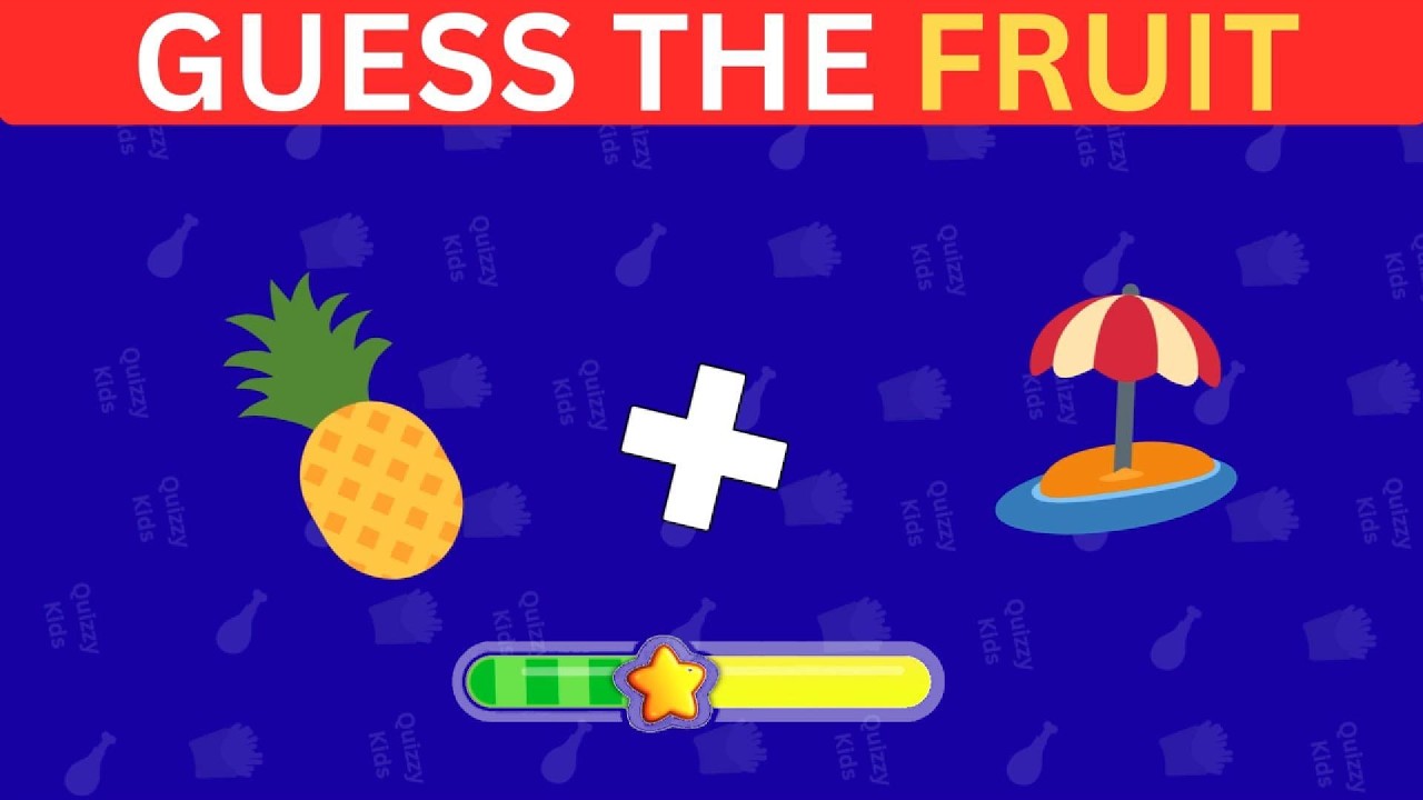Guess the Fruit by Emoji Challenge! 🍌